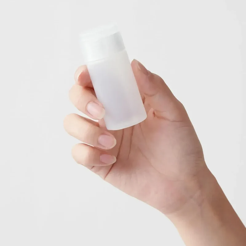 Muji Polyethylene Small Travel Bottle with One-Touch Cap 30ml