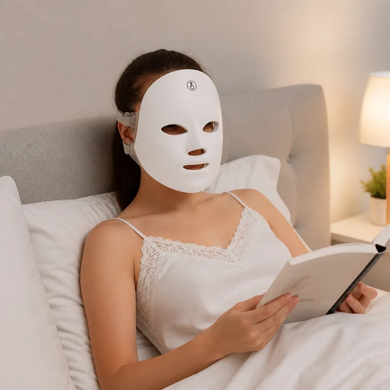 LED-Gesichtsmaske für Lichttherapie