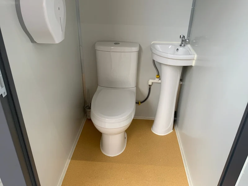 Toiletten Container Doppel WC Container Toilettenbox Sanitärcontainer