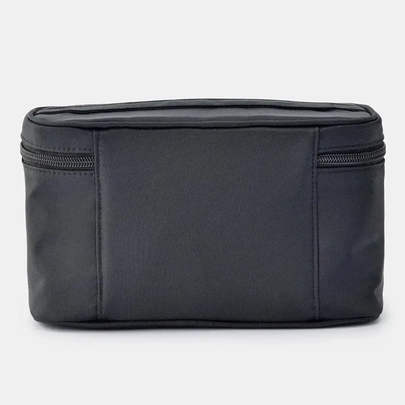 Muji Recycled Nylon Large Capacity Black Hand Pouch