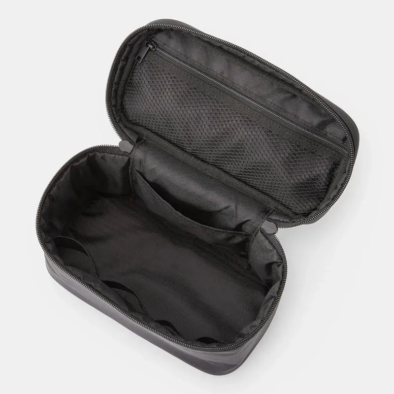 Muji Recycled Nylon Large Capacity Black Hand Pouch