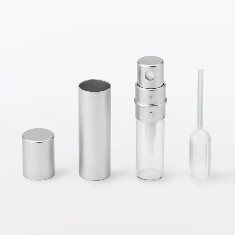 Muji Aluminum Atomizer 4mL Refillable Travel Perfume Sprayer