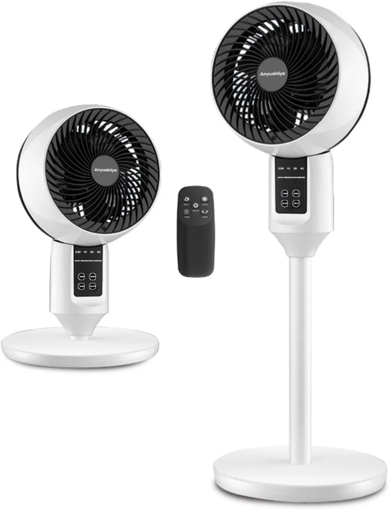 Standventilator – Leiser 3D Ventilator mit Fernbedienung und Höhenverstellung