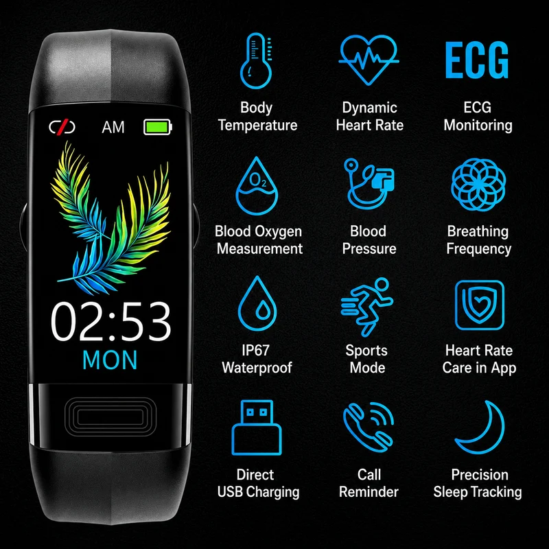 Smartwatch – Bluetooth, Aktivitätstracking & Intelligente Gesundheitsfunktionen