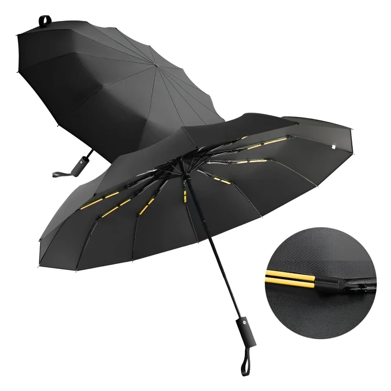 Automatik-Regenschirm – UV-Schutz SPF 50+, Kompakt & Windfest