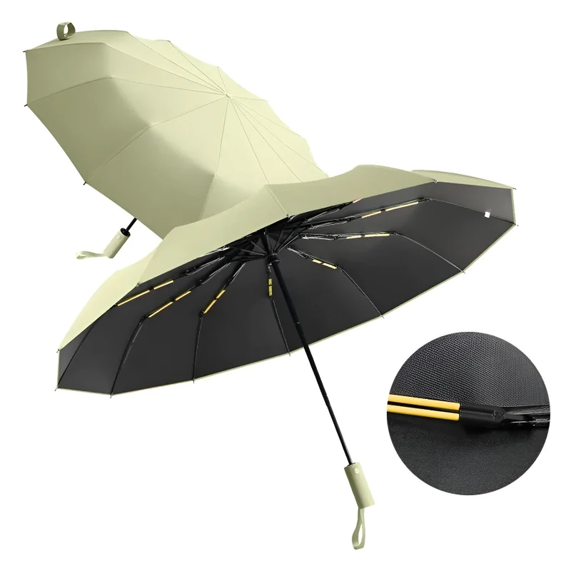 Automatik-Regenschirm – UV-Schutz SPF 50+, Kompakt & Windfest
