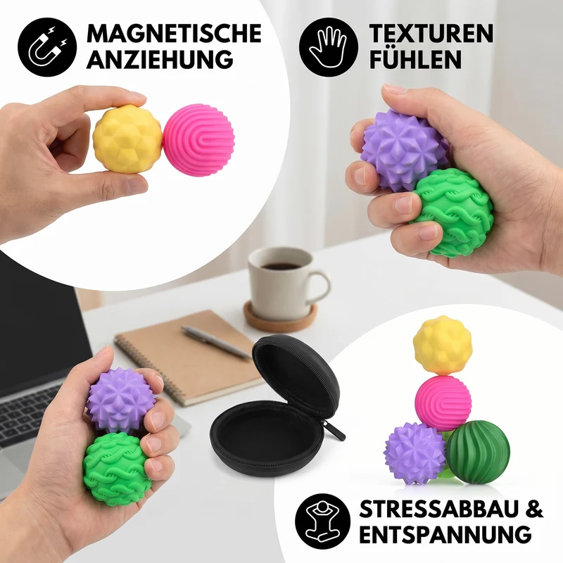 Magnetische Silikon-Sensorikbälle