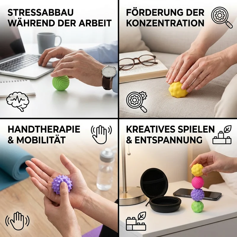 Magnetische Silikon-Sensorikbälle
