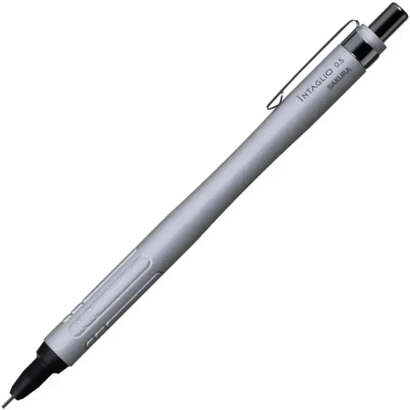 Cray-Pas Intarsio Sharp Mechanical Pencil 0.5 mm Black Metal Body
