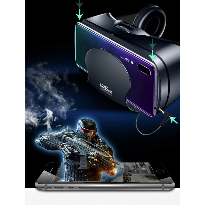 VR Brille – 3D-Headset für Smartphones von 5 bis 7 Zoll