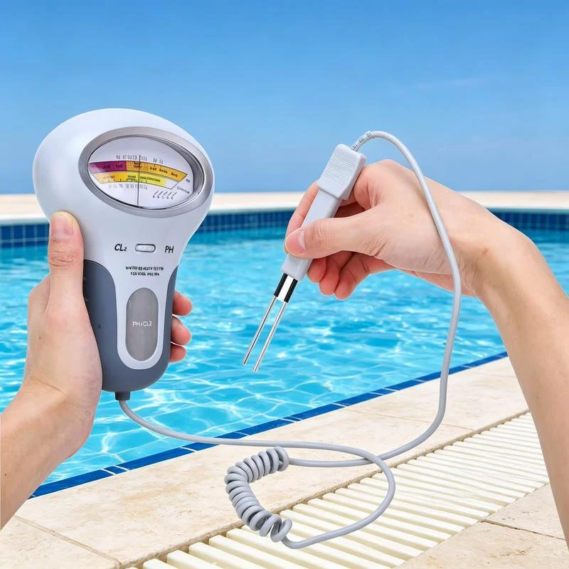 Pool Messgerät pH und Chlor – Wiederverwendbarer Wassertester mit Messsonde