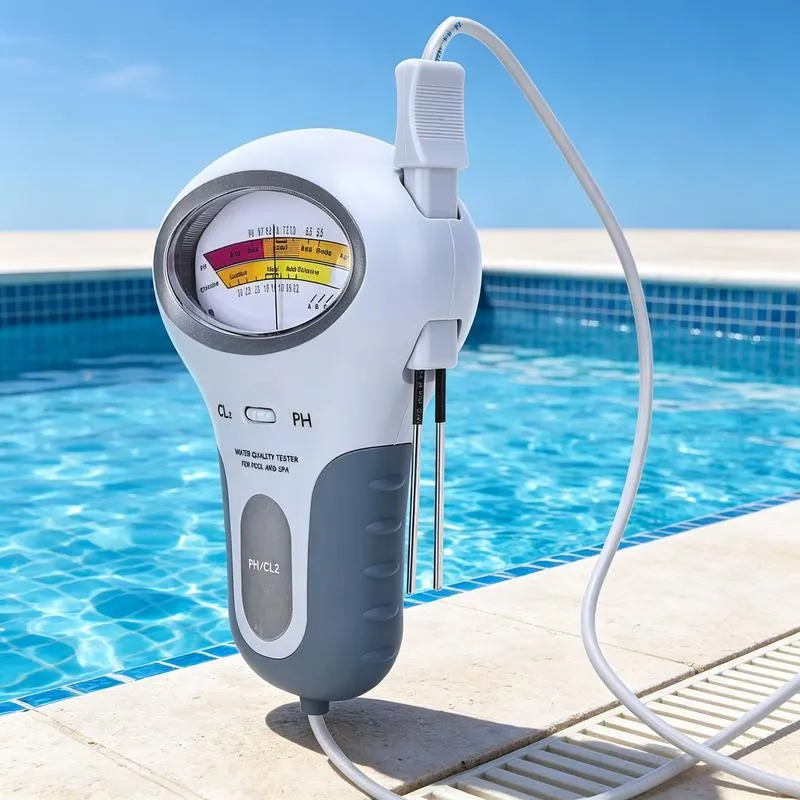 Pool Messgerät pH und Chlor – Wiederverwendbarer Wassertester mit Messsonde