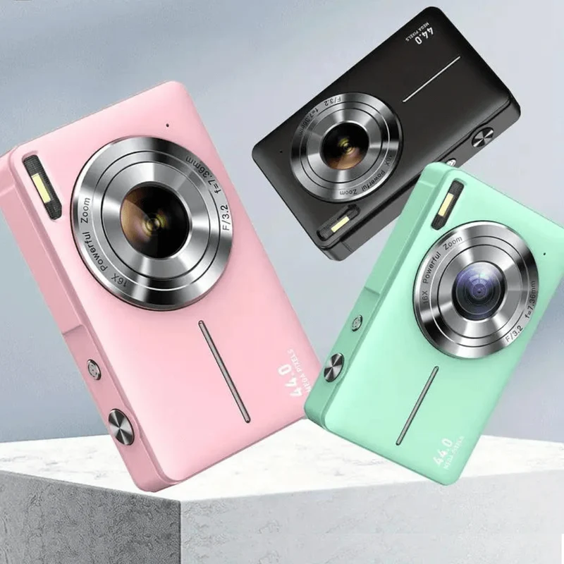 Digitalkamera – kompakte Vintage-Kamera mit 1080p-Video und Fotofunktion