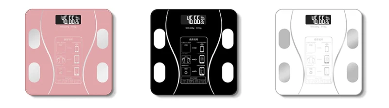 Körperanalysewaage – digitale Personenwaage mit App-Anbindung und LED-Display