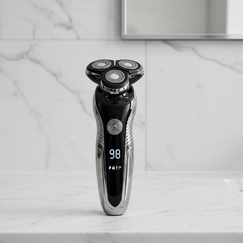 Elektrorasierer – wasserdichter Rasierer für Nass- und Trockenrasur mit USB-Aufladung