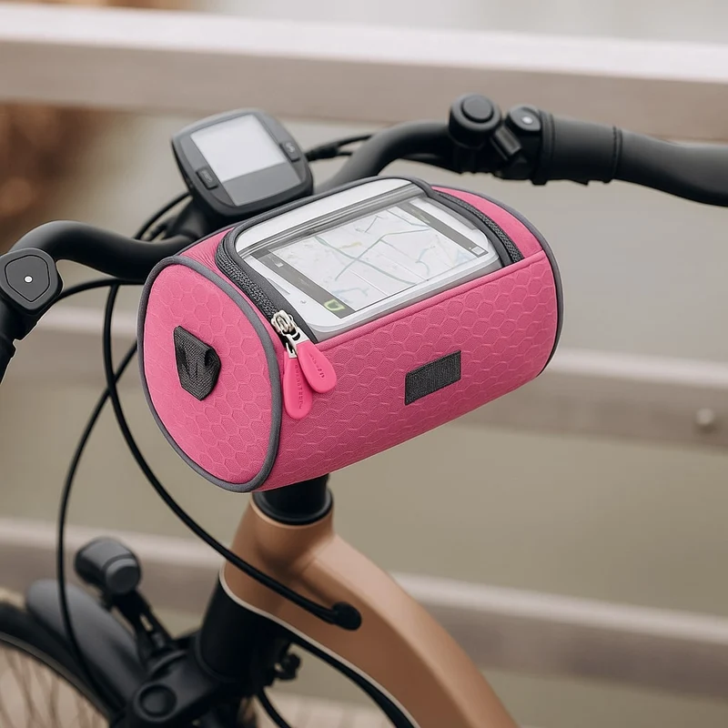 Lenkertasche – Touchscreen-Fach, Wasserabweisend & Sichere Befestigung