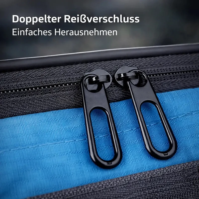 Lenkertasche – Touchscreen-Fach, Wasserabweisend & Sichere Befestigung