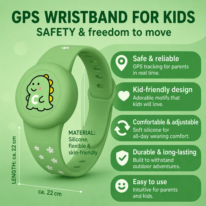 GPS-Tracker Schutzhülle – Flexibles Silikon & Verstellbare Passform