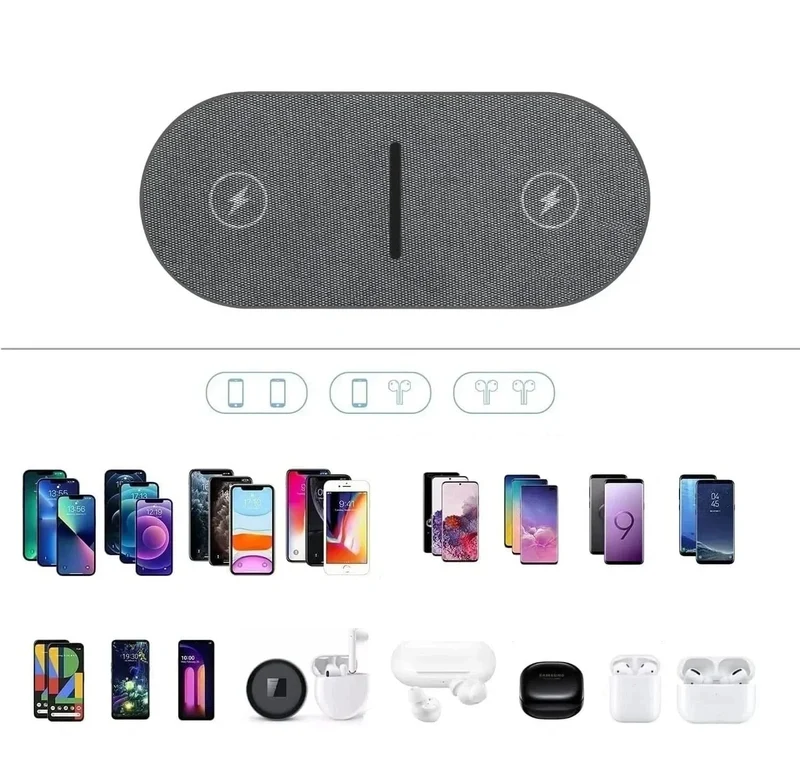 Kabellose Ladestation – 40W Ladepad für Smartphone und Kopfhörer