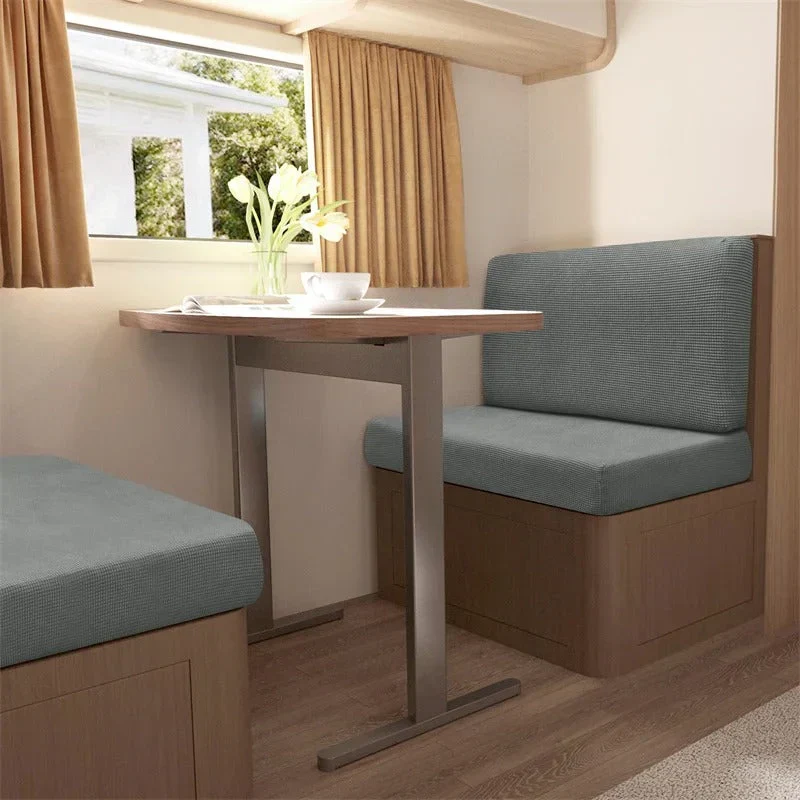 Elastisches Sitzbezug-Set für Wohnmobil- und Caravan-Sitzbänke mit wasserabweisendem Stretchgewebe
