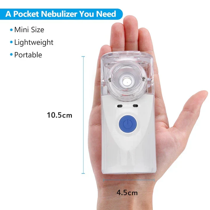 Tragbares Inhalationsgerät mit feiner Vernebelung und USB-Akku für komfortable Inhalation