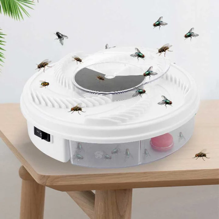 Elektrischer Fliegenfänger – USB-Betrieb, Leise Funktion & Wiederverwendbar