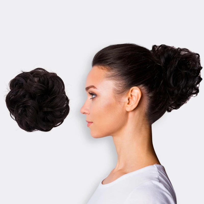 Haar Scrunchie mit Dutt-Effekt – Voluminöser Look & Natürliches Finish