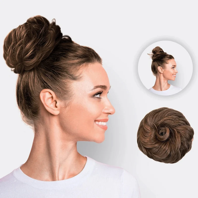 Haar Scrunchie mit Dutt-Effekt – Voluminöser Look & Natürliches Finish