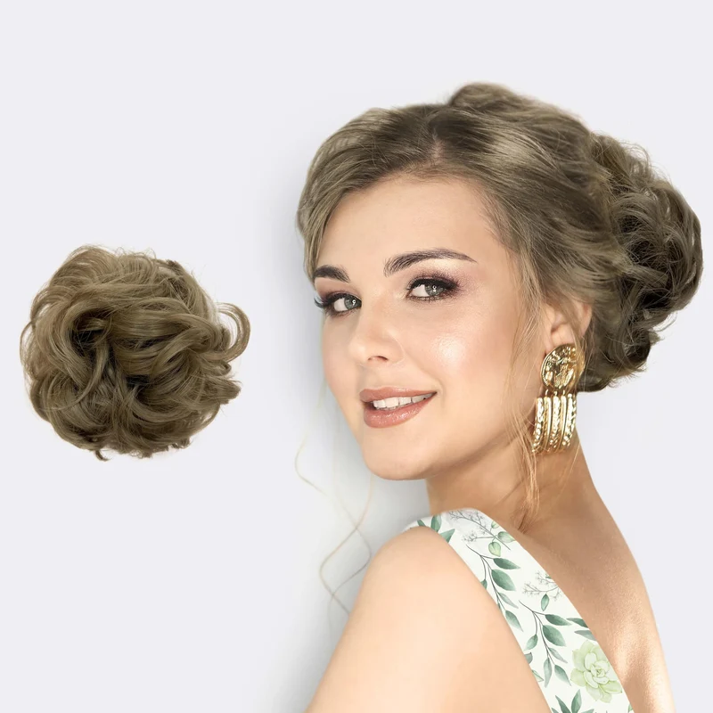 Haar Scrunchie mit Dutt-Effekt – Voluminöser Look & Natürliches Finish