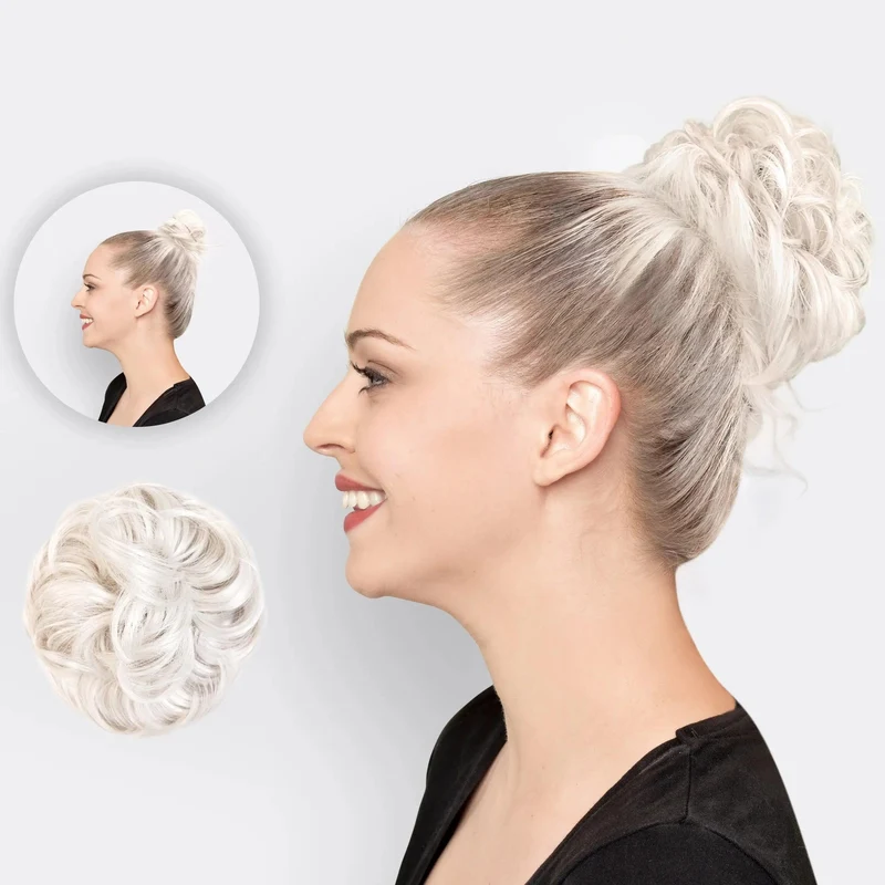 Haar Scrunchie mit Dutt-Effekt – Voluminöser Look & Natürliches Finish