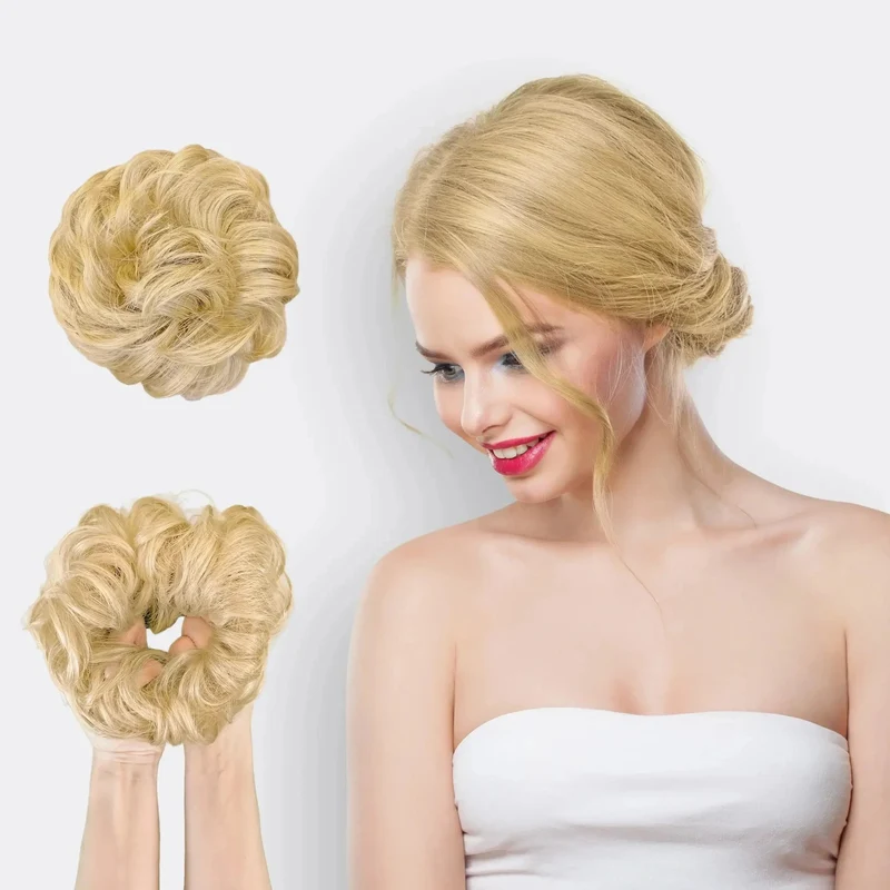 Haar Scrunchie mit Dutt-Effekt – Voluminöser Look & Natürliches Finish