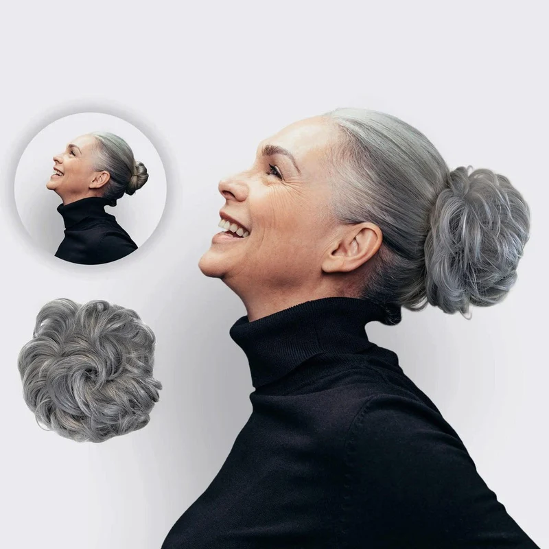 Haar Scrunchie mit Dutt-Effekt – Voluminöser Look & Natürliches Finish