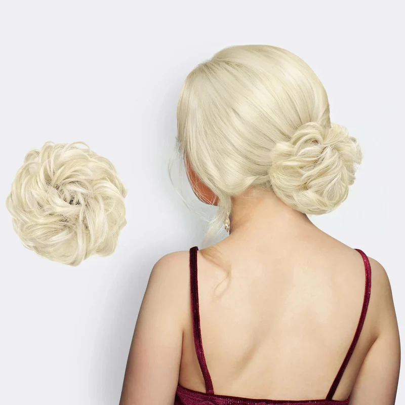 Haar Scrunchie mit Dutt-Effekt – Voluminöser Look & Natürliches Finish