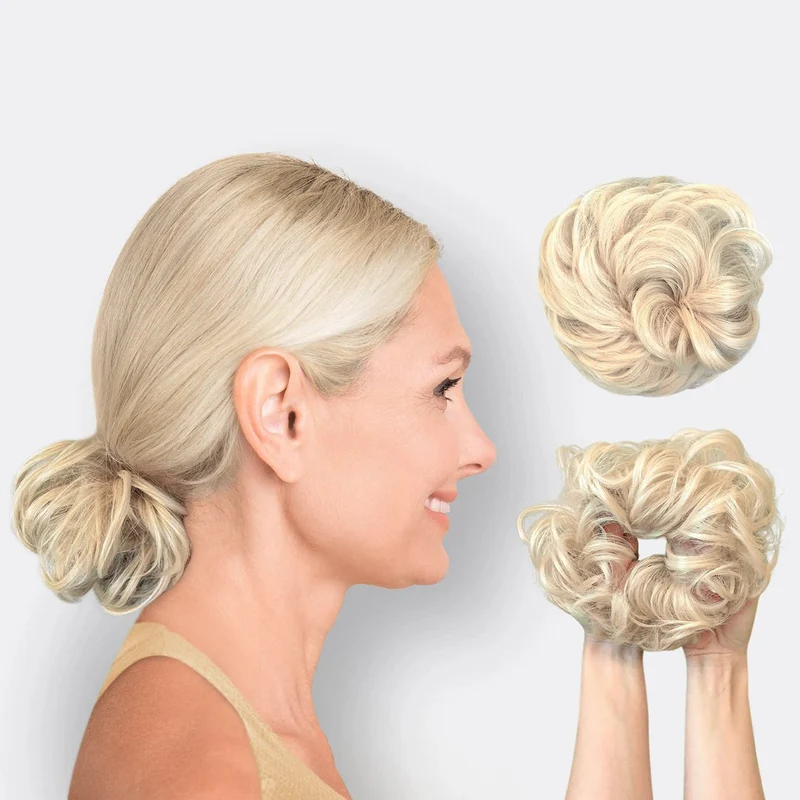 Haar Scrunchie mit Dutt-Effekt – Voluminöser Look & Natürliches Finish