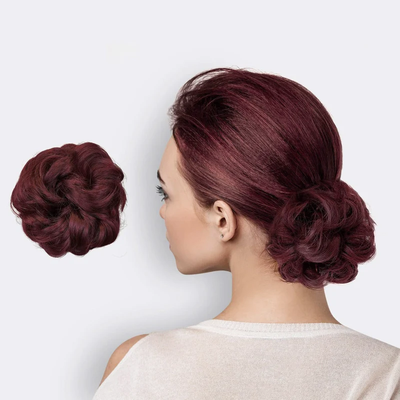 Haar Scrunchie mit Dutt-Effekt – Voluminöser Look & Natürliches Finish