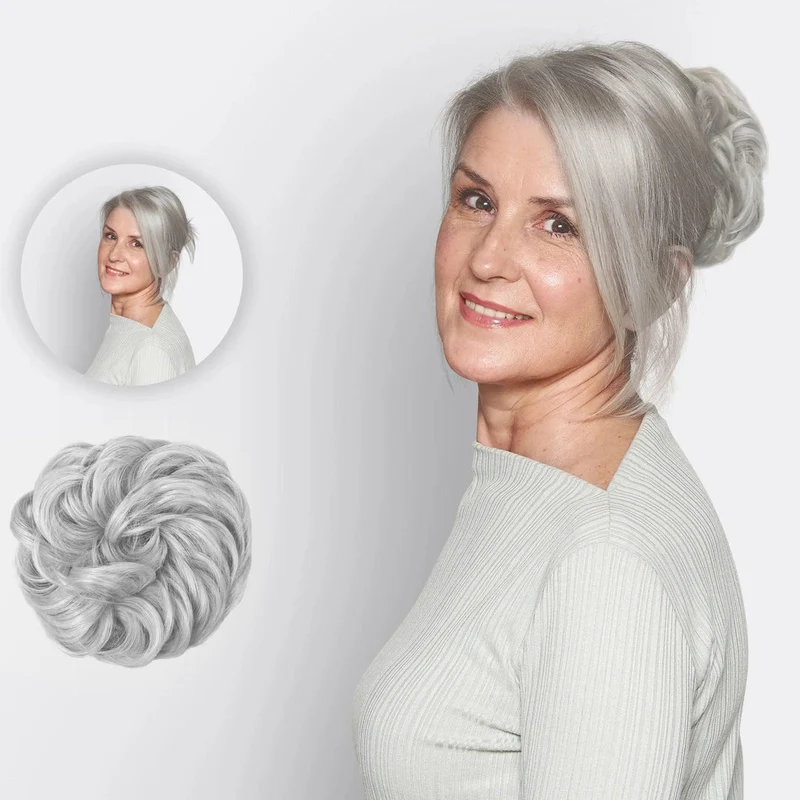 Haar Scrunchie mit Dutt-Effekt – Voluminöser Look & Natürliches Finish