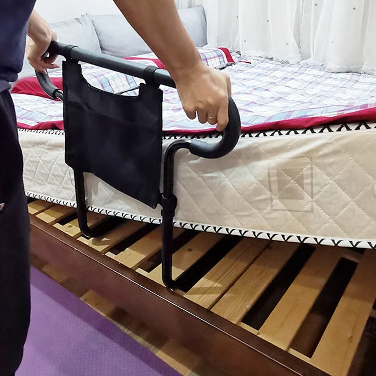Bettgriff aus Aluminium – Höhenverstellbar bis 55 cm mit Seitentasche
