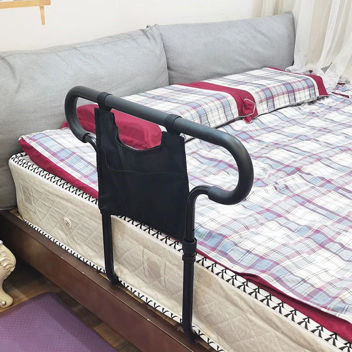 Bettgriff aus Aluminium – Höhenverstellbar bis 55 cm mit Seitentasche