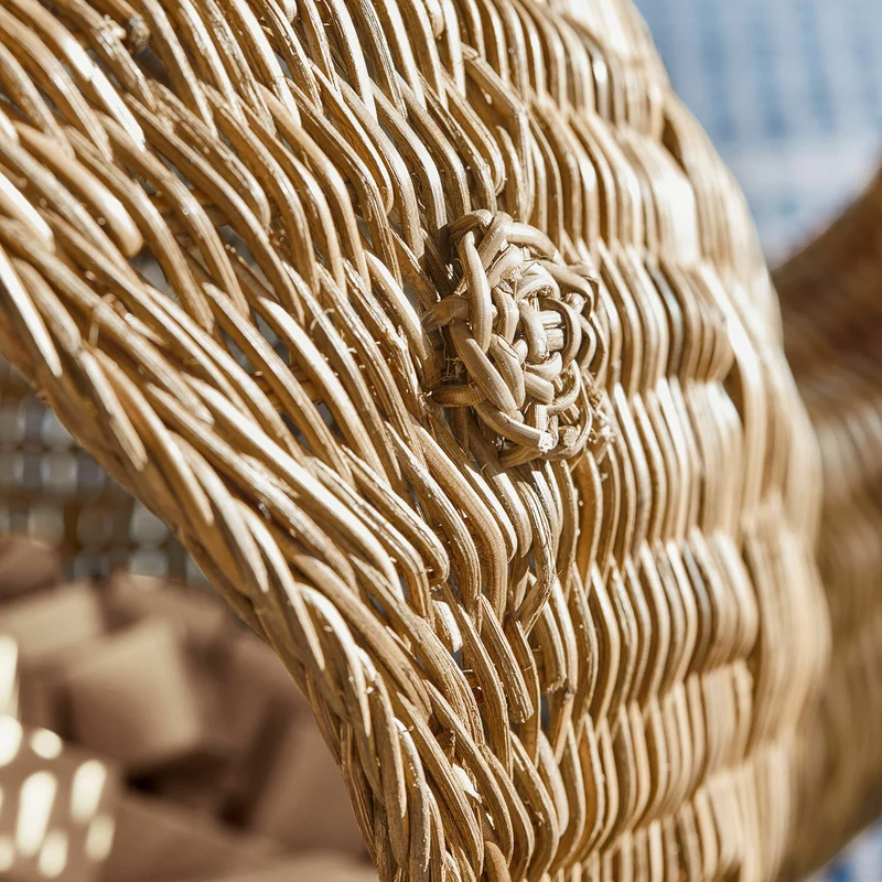 CHERUBOO Wal-Rattankorb – Verspielter handgeflochtener Aufbewahrungskorb aus Rattan im Wal-Design für Kinderzimmer