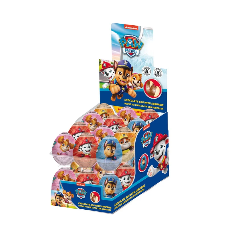 Paw Patrol Schoko-Überraschungsei 48x20g Thekendisplay