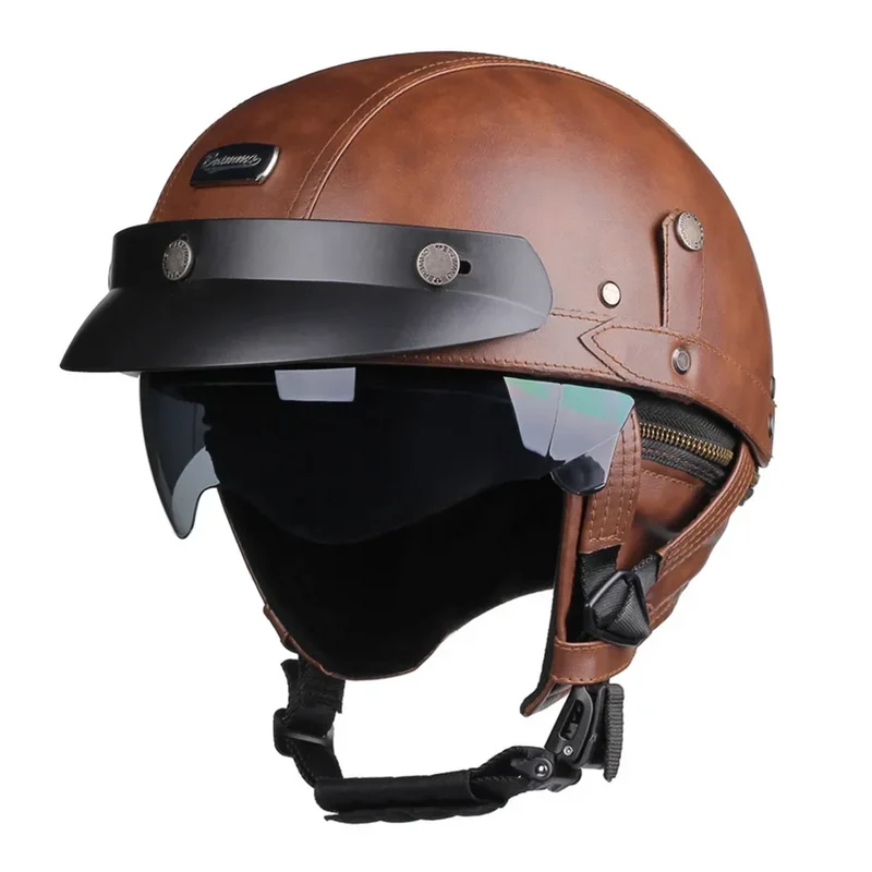 Retro-Motorradhelm – DOT-Zertifizierung mit leichter ABS-Konstruktion