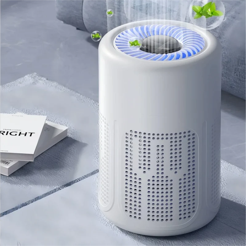 USB Luftreiniger – Kompakter Raumluftfilter mit Leisem Betrieb & Wechselbarem Filter