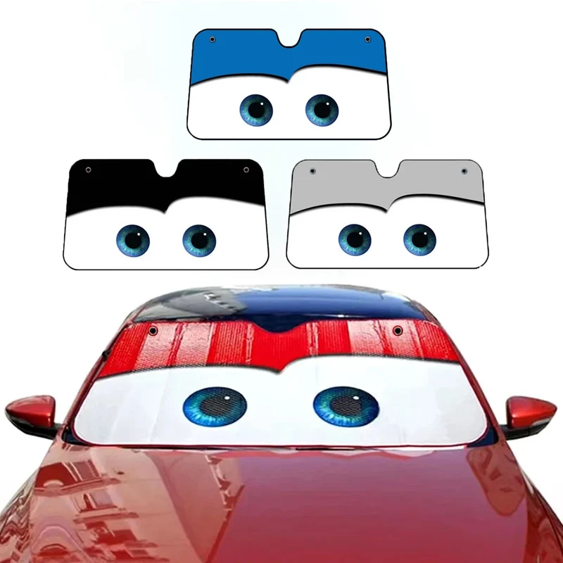 Auto Sonnenschutz Augen – Faltbarer Frontscheiben-Schutz 130 × 70 cm
