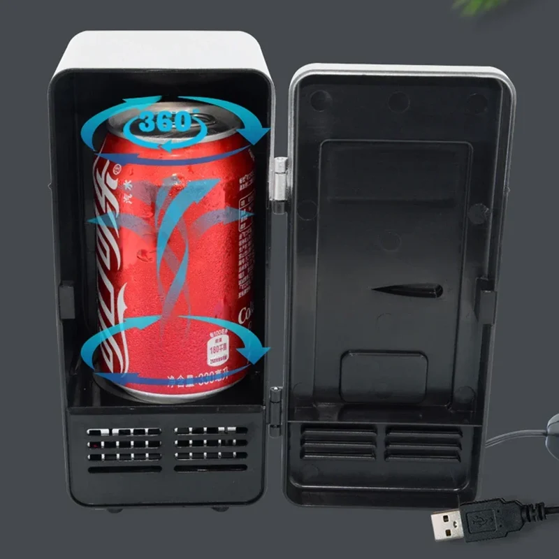 Mini Kühlschrank USB – Kompakter Getränke-Cooler für Dose, Büro und Auto