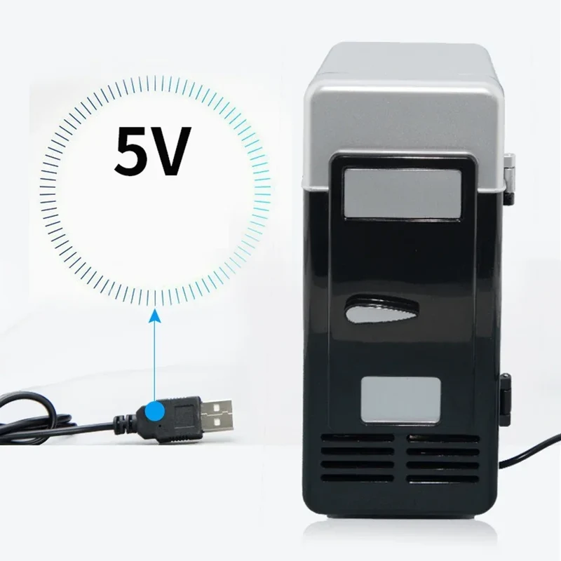 Mini Kühlschrank USB – Kompakter Getränke-Cooler für Dose, Büro und Auto
