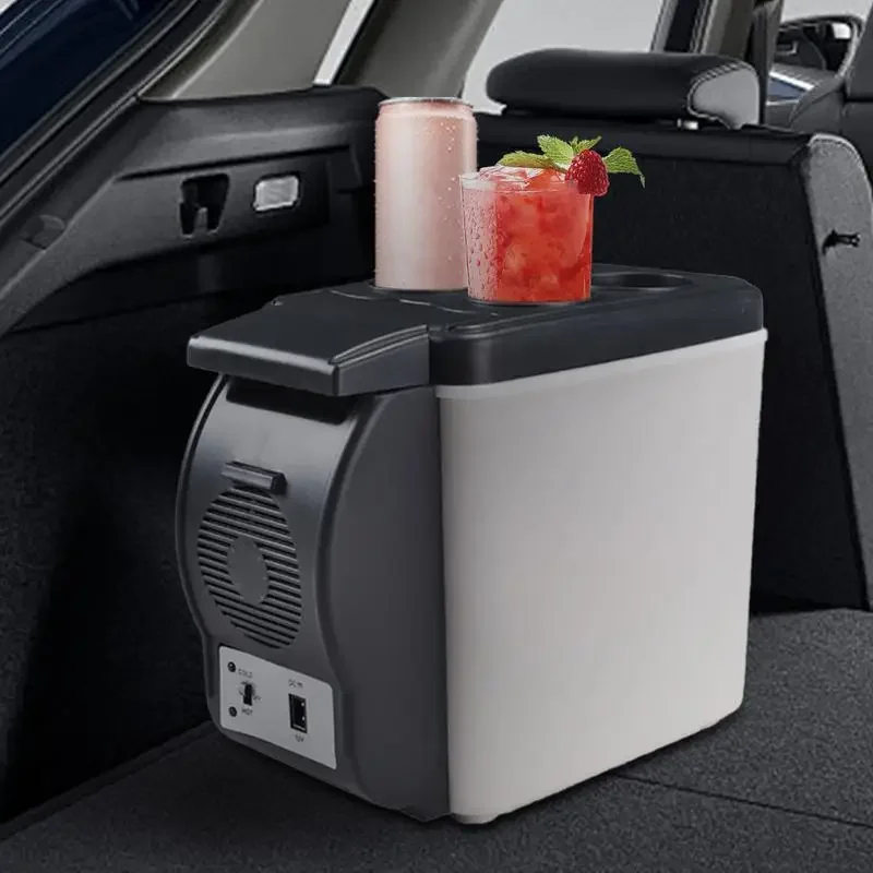Elektrische Kühlbox 6L – Tragbare Auto-Kühlbox mit Warmhaltefunktion