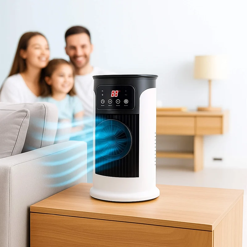 Mobile Klimaanlage – fensterloser Luftkühler mit 6 Stufen und Timer