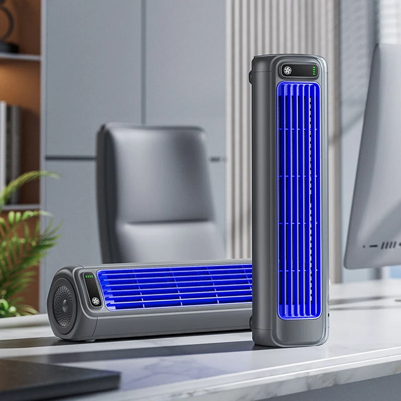 Mobile Klimaanlage – tragbarer Luftkühler mit Akku für Tisch und Wand