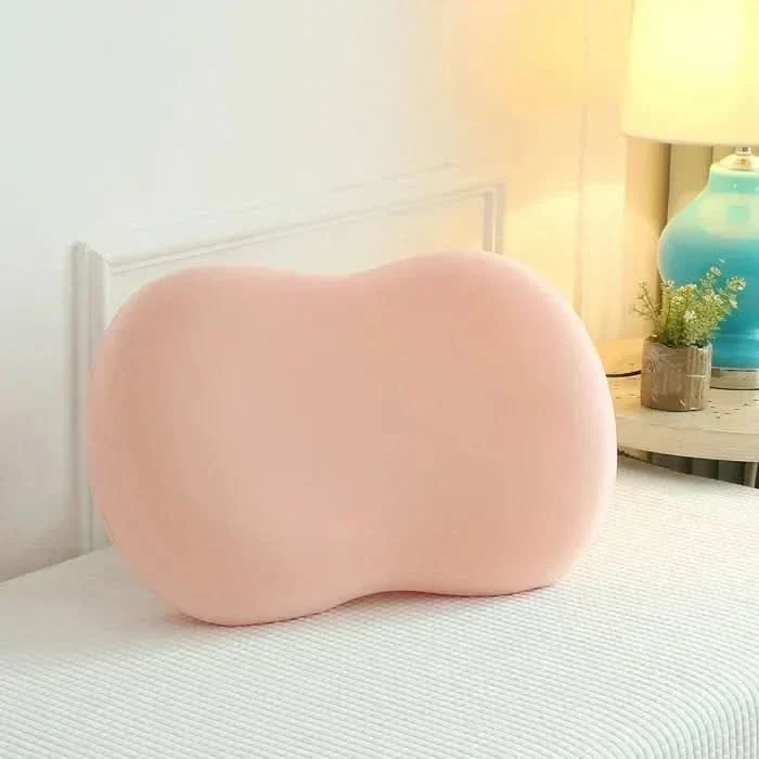 Ergonomisches Plüsch-Komfortkissen mit farbenfrohem Design für Nacken-, Rücken- und Armunterstützung