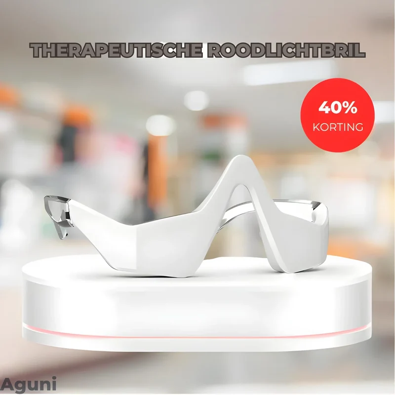 Therapeutische EMS-Brille mit Rotlichttechnologie für eine revitalisierte Augenpartie